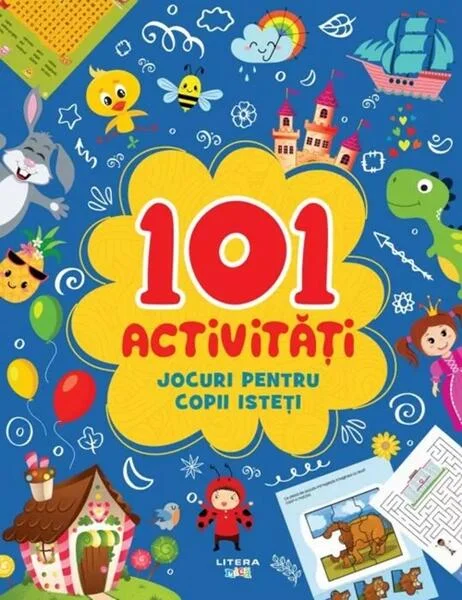 101 activități. Jocuri pentru copii isteți - Paperback brosat - *** - Litera mică