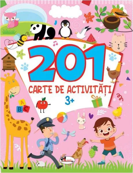 201 carte de activități 3+ - Paperback brosat - Dreamland Publications - Aramis