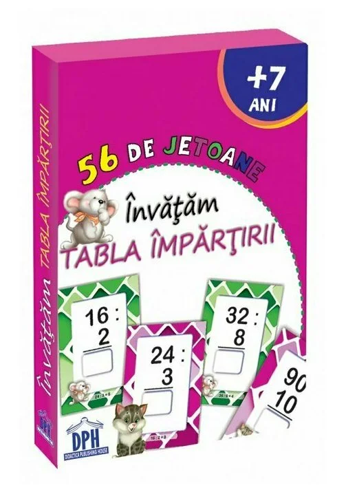 56 de Jetoane - Invatam tabla impartirii