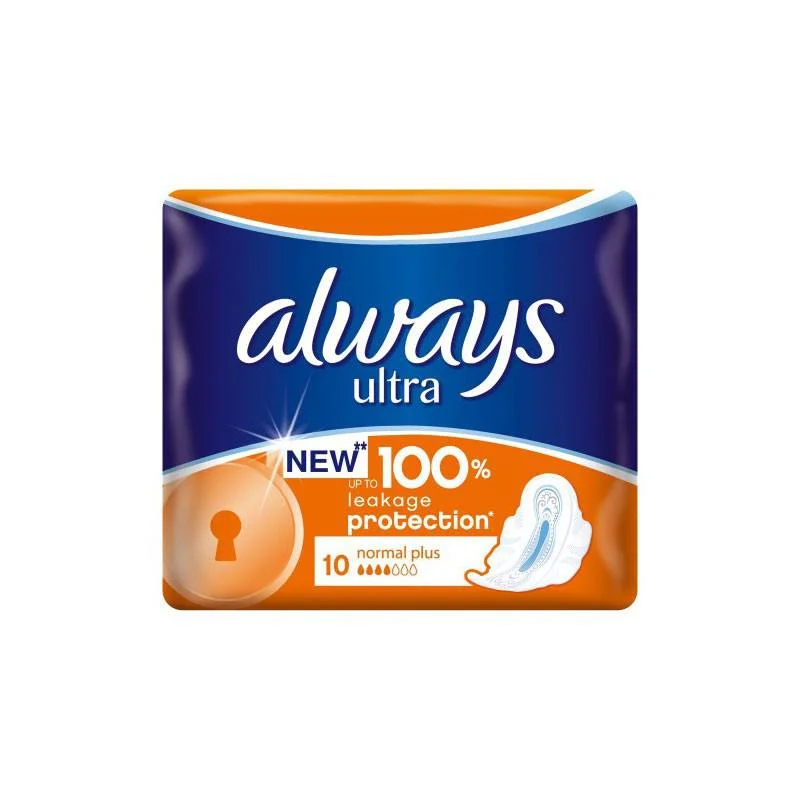 Absorbante Always Ultra Normal, 10 bucati, P&G