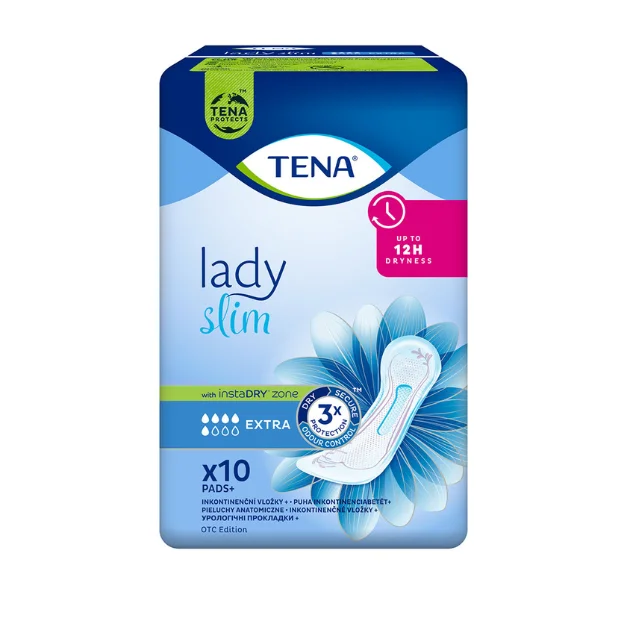 Absorbante incontinenta urinara Lady Slim, Extra, 10 bucati, Tena