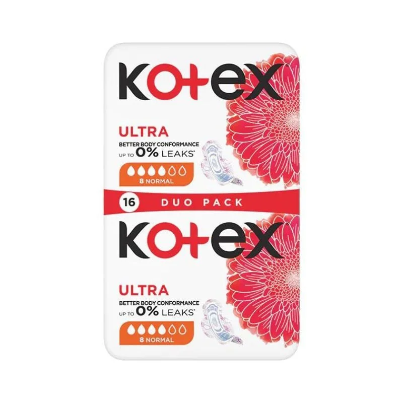 Absorbante Ultra Normal, 16 bucati, Kotex