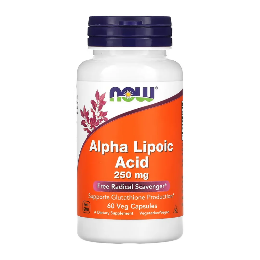 Acid alfa lipoic  250 mg, 60 capsule, Now Foods