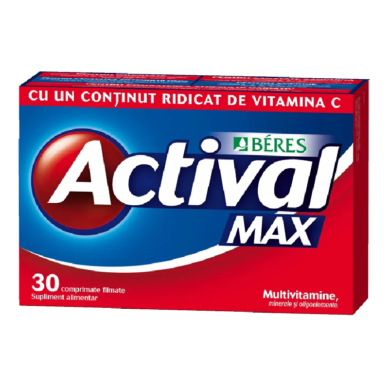 Actival Max, 30 comprimate filmate, Beres