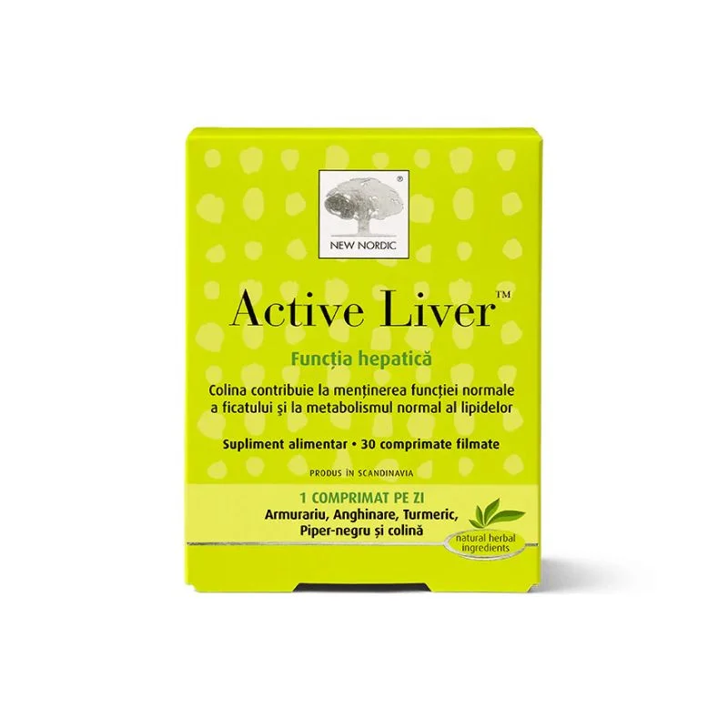 Active Liver, 30 comprimate, New Nordic