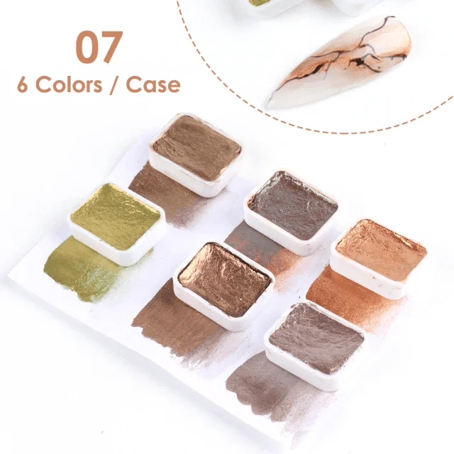 Acuarele set 6 culori- AQ7 - AQ7 - Everin.ro