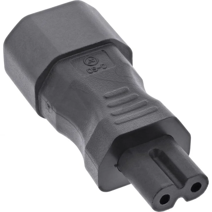 Adaptor de alimentare IEC 60320 C14 la C7, InLine 16723C