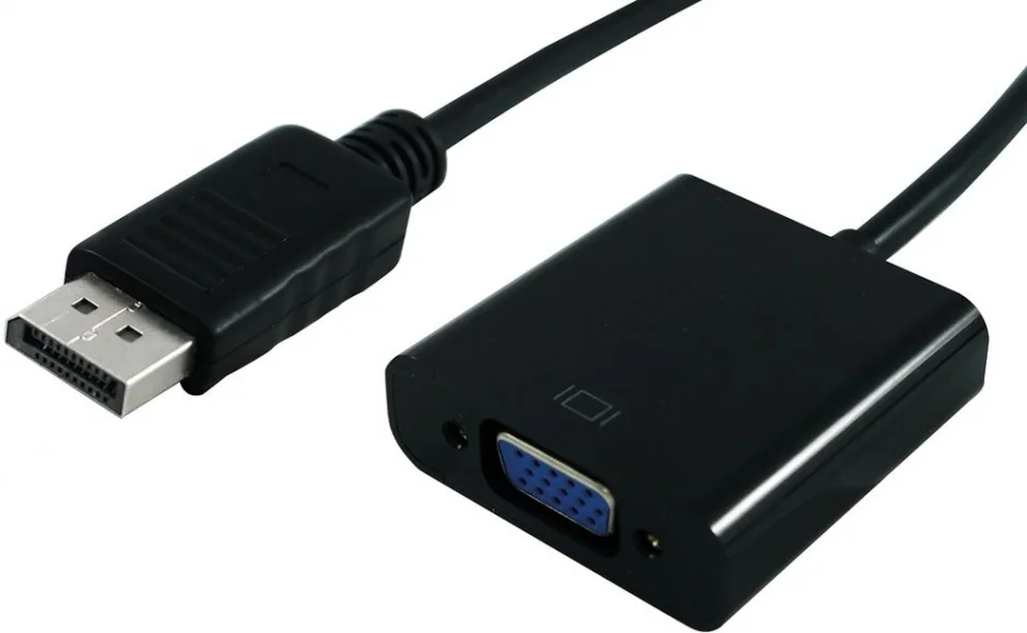 Adaptor Displayport la VGA T-M Negru, S3201
