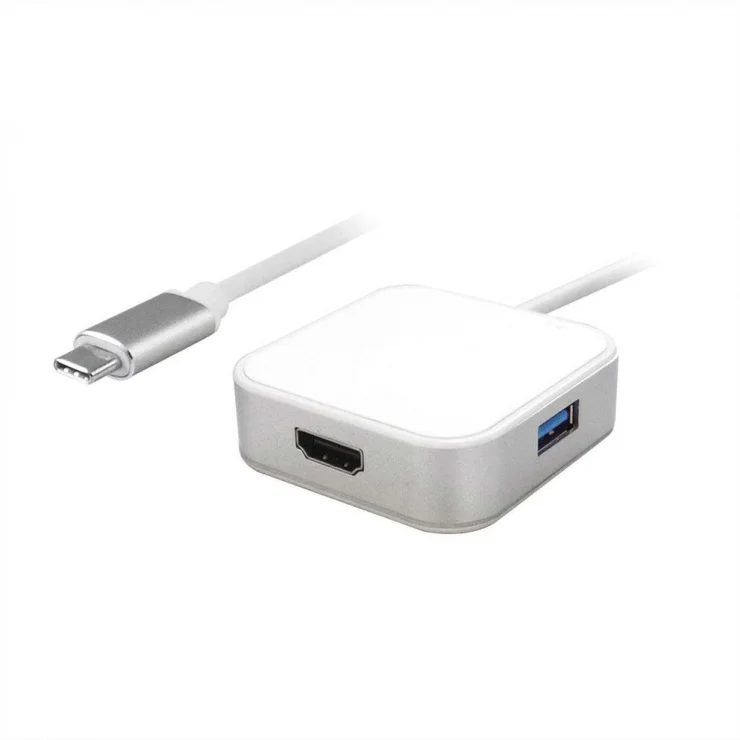 Adaptor USB tip C la HDMI + 2 x USB 3.0, 1 x PD (Power Delivery) T-M Alb, Value 12.99.1133*