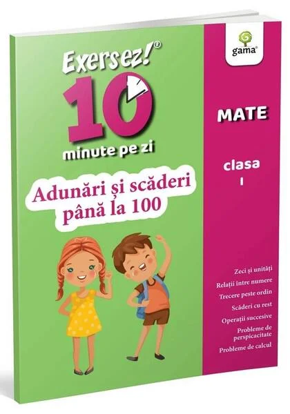 Adunări și scăderi până la 100 - Paperback brosat - Gama