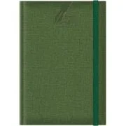 Agenda A5 nedatata Colere EJ-1504, 224 pagini, cu elastic, verde