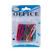 Agrafe birou Office Cover P-5016, metalice, 50mm, diverse culori, blister 30 buc