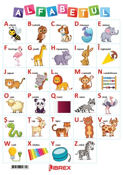 Alfabetul. Planse educationale