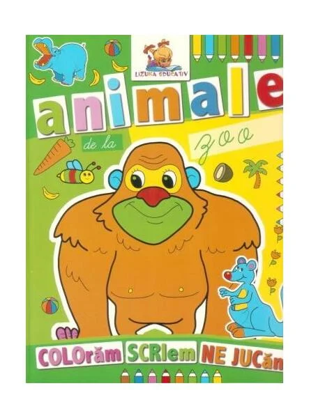 Animale de la zoo. Carte de colorat - Paperback brosat - *** - Lizuka Educativ