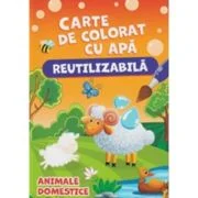 Animale domestice. Carte de colorat cu apa (reutilizabila)