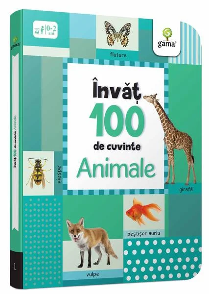 Animale. Învăț 100 de cuvinte (Vol. 1) - Board book - *** - Gama