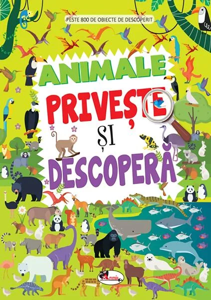 Animale. Privește și descoperă - Paperback - Dreamland Publications - Aramis