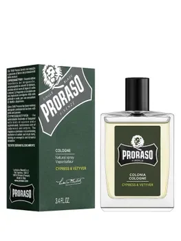 Apa de colonie Proraso Cypress & Vetyver, 100 ml, pentru barbati