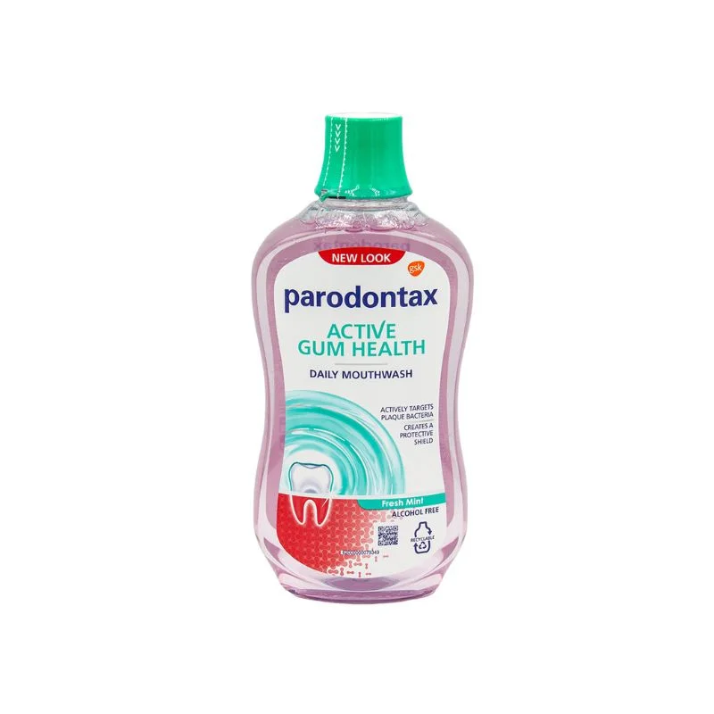 Apa de gura fara alcool Active Gum Health Parodontax, 500 ml, Gsk