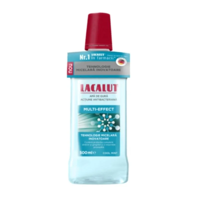 Apa de gura micelara Multi-Effect, 500 ml, Lacalut