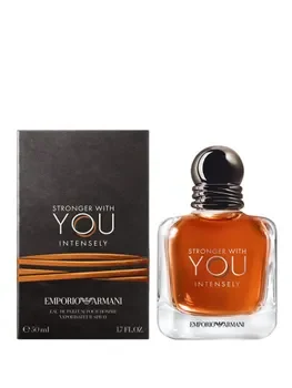 Apa de parfum Armani Stronger With You Intensely, 50 ml, pentru barbati