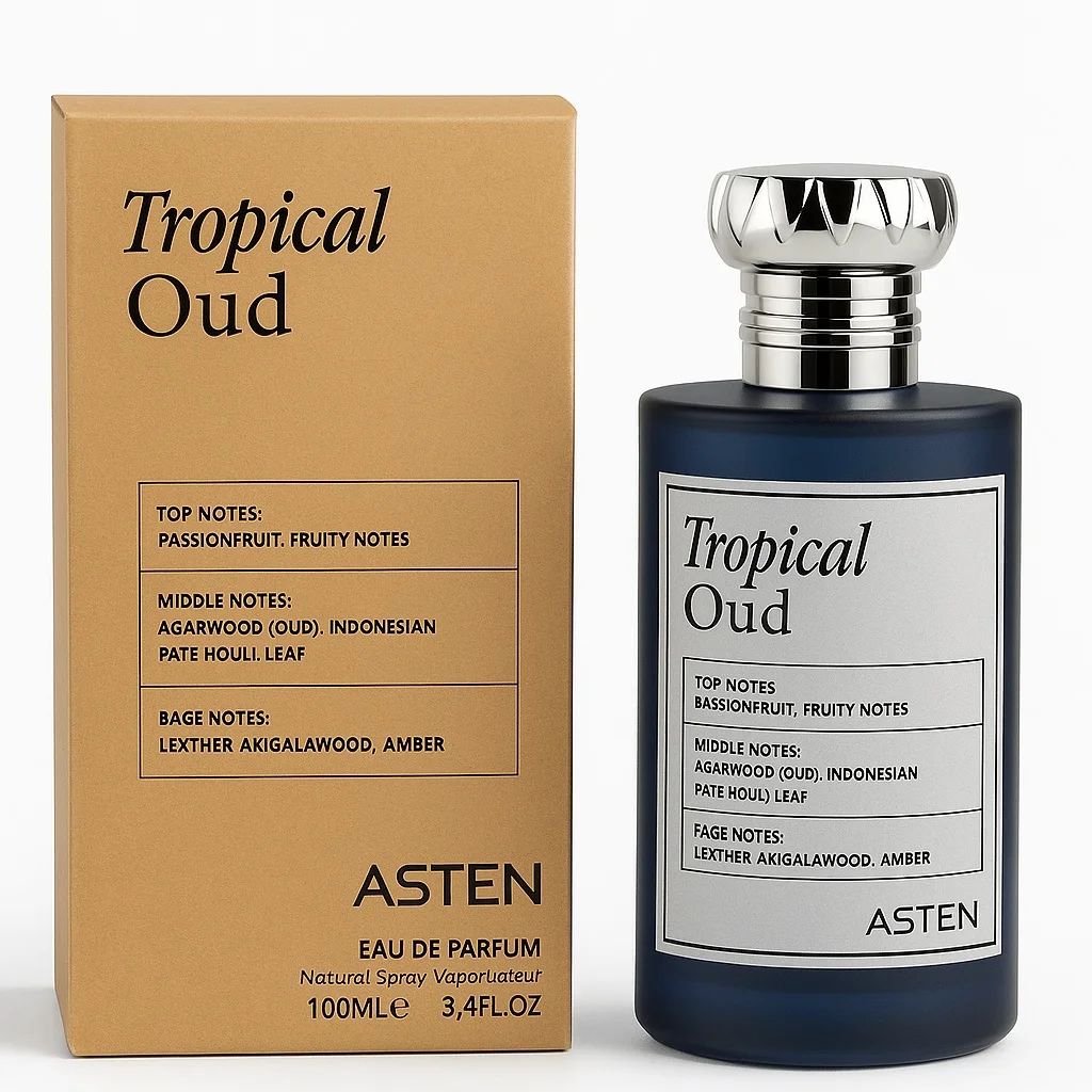 Apa de parfum Asten, Tropical Oud, unisex, 100 ml