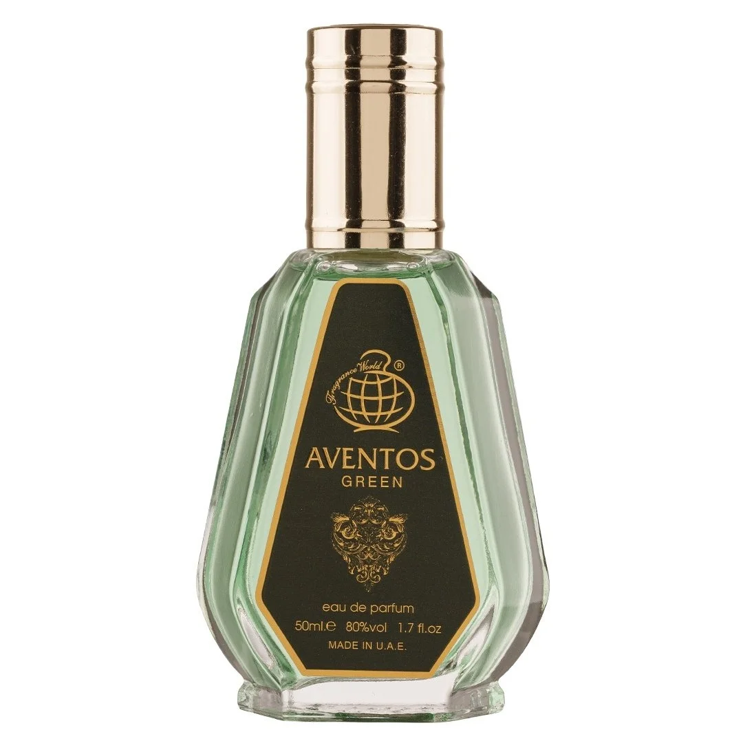 Apa de Parfum Aventos Green, Fragrance World, Barbati - 50ml