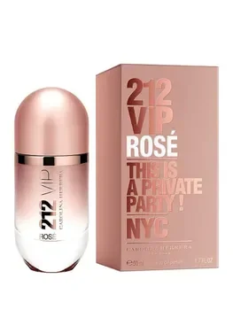 Apa de parfum Carolina Herrera 212 VIP Rose This Is A Private Party!, 50 ml, pentru femei