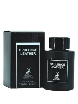 Apa de parfum Maison Alhambra Amber & Leather, 100 ml, pentru barbati