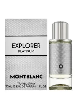 Apa de parfum Mont Blanc Explorer Platinum, 30 ml, pentru barbati