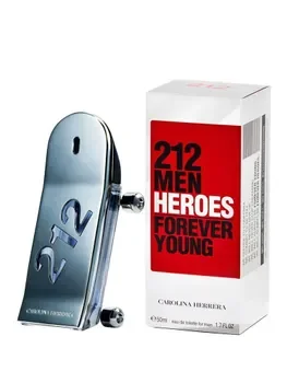 Apa de toaleta Carolina Herrera 212 Heroes Forever Young Men, 50 ml, pentru barbati