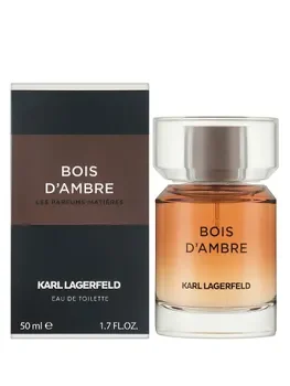 Apa de toaleta Lagerfeld Les Parfums Matieres Bois d'Ambre, 50 ml, pentru barbati