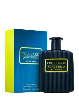 Apa de toaleta Trussardi Riflesso Blue Vibe, 100 ml, pentru barbati