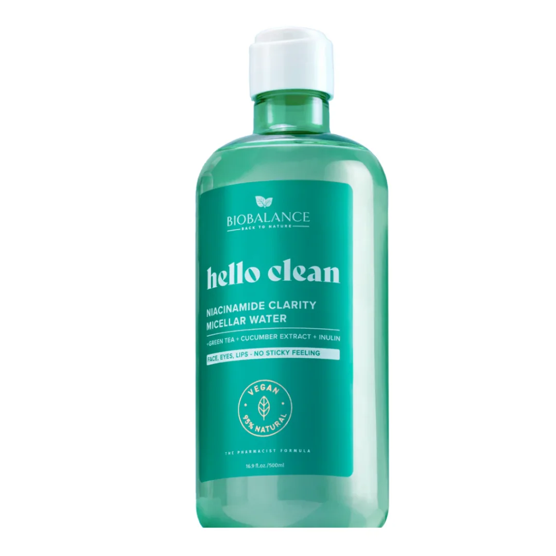 Apa micelara Niacinamide Clarity Hello Clean, 500ml, Bio Balance