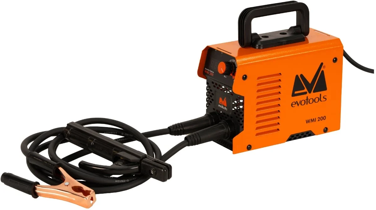 Aparat Invertor de Sudura cu Afisaj Digital WMI 200, anti-stick, ventilatie, 2.5-3.2mm, Evotools 683146