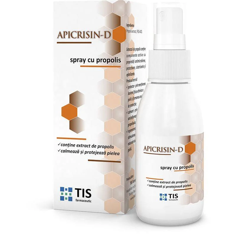 Apicrisin-D x 50 ml spray cu propolis TIS