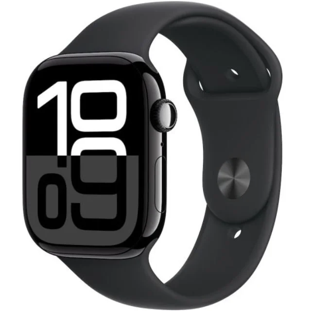 Apple Watch Series 10 2024, GPS, Aluminium 46mm N/A Jet Black Foarte bun