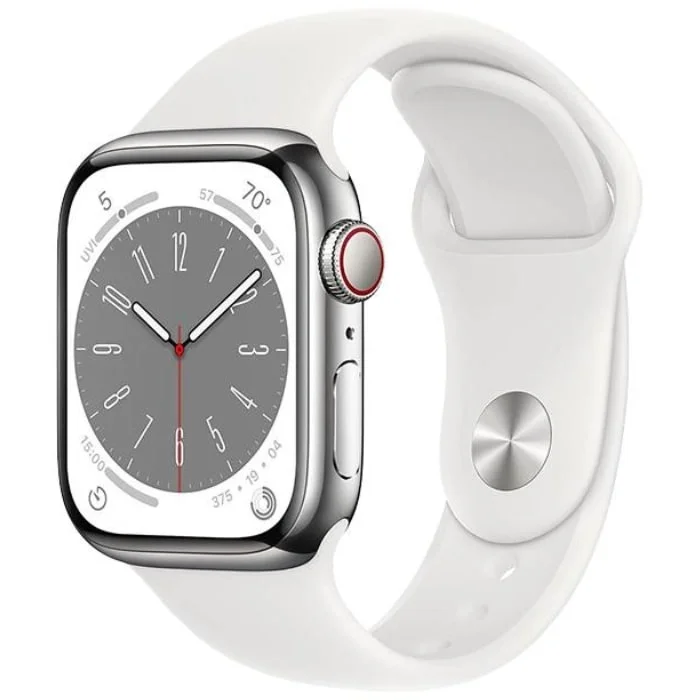 Apple Watch Series 8 2022, GPS + Cellular, Stainless Steel 45mm N/A Silver Excelent