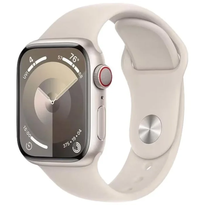 Apple Watch Series 9 2023, GPS + Cellular, Aluminium 45mm N/A Starlight Foarte bun