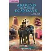 Around the world in 80 days. Retold Set cu CD - Jenny Dooley