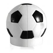 Ascutitoare electrica Eagle EG-5012, alimentare 4 baterii AA neincluse, 1 orificiu, 8mm, model minge fotbal, plastic, alb-negru