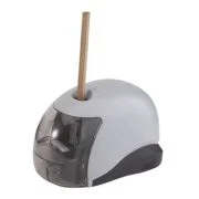 Ascutitoare electrica Eagle M5033B, alimentare 4 baterii AA neincluse, 1 orificiu, plastic, gri