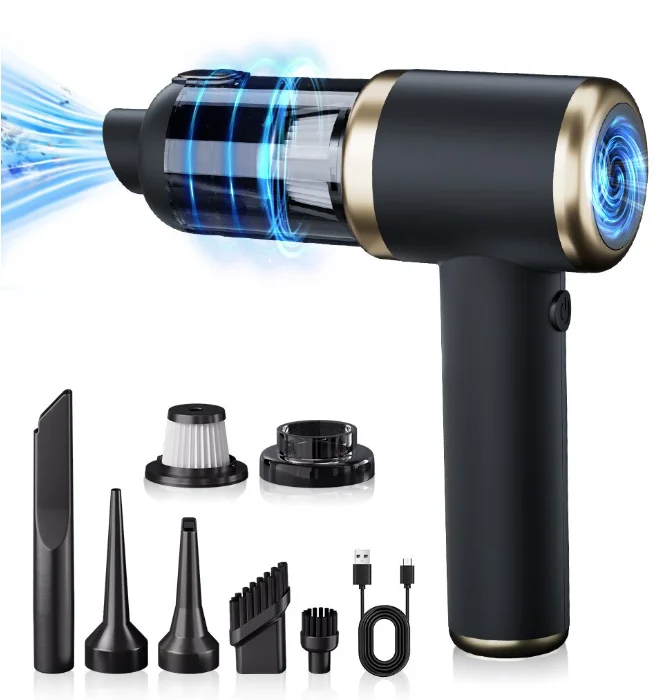 Aspirator auto portabil multifunctional 4 in 1 filtru lavabil 4000mAh