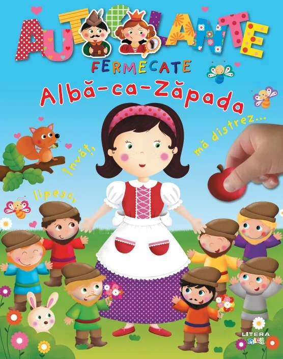 Autocolante fermecate. Alba ca Zapada