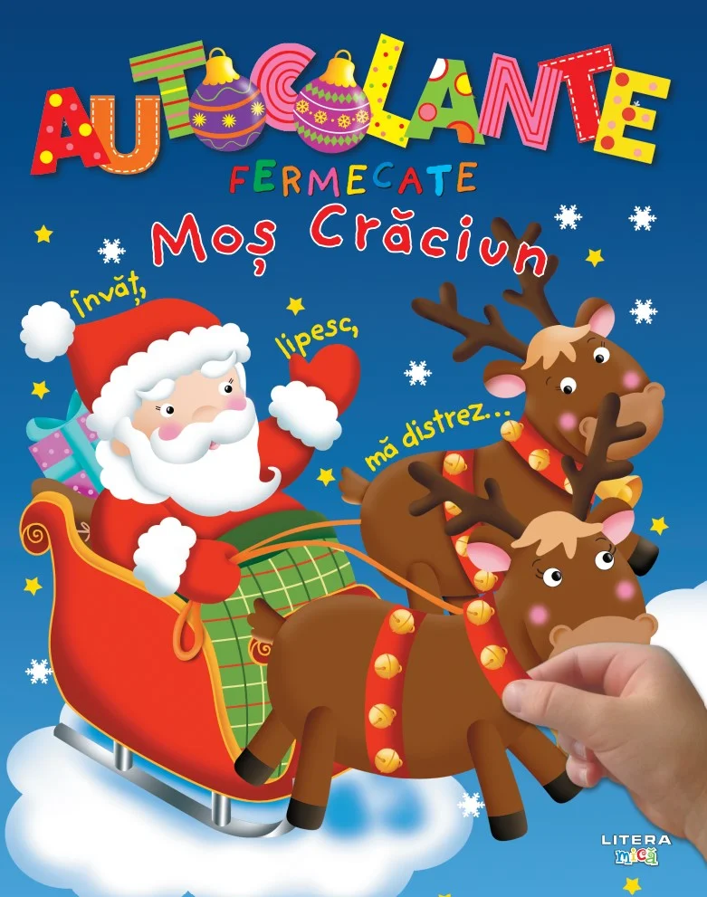 Autocolante fermecate. Mos Craciun