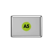 Avizier - Rama click Noki INTR-004, aluminiu, 148x210mm (A5)