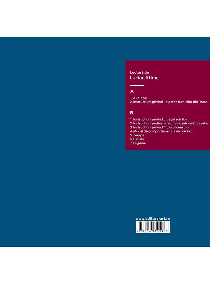 Axolotul. Povestiri cu cronopi si glorii - Vinyl | Julio Cortazar