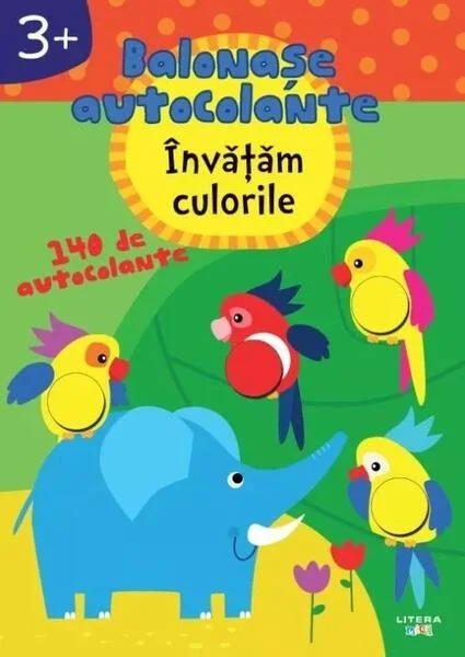 Balonașe autocolante. Învățăm culorile (3+) - Paperback - Litera mică