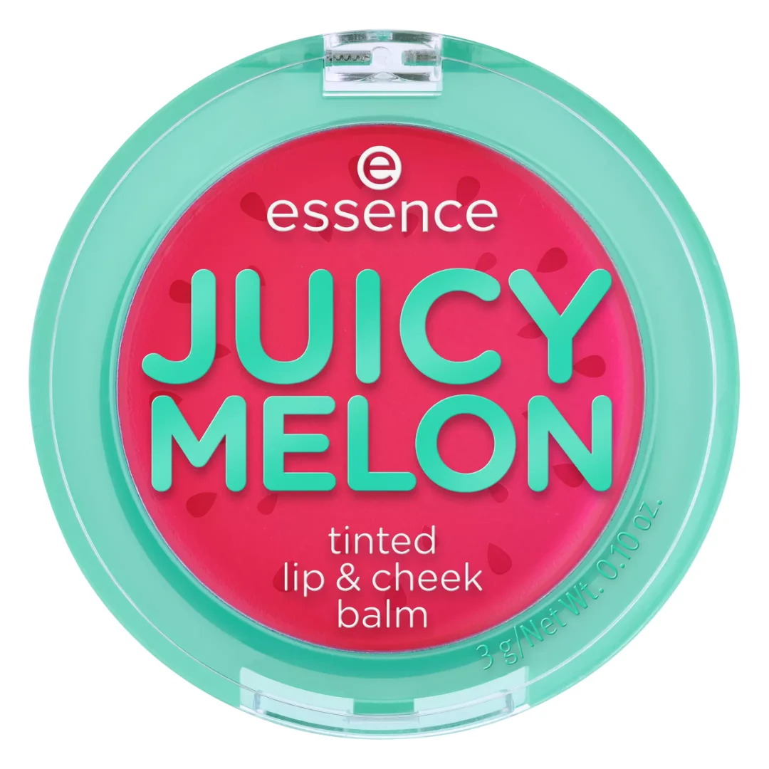 Balsam colorat pentru buze si obraji, Juicy Melon, 3g, Essence