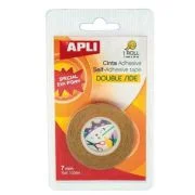 Banda dublu adeziva, Apli, transparenta, 7 mm x 10 m